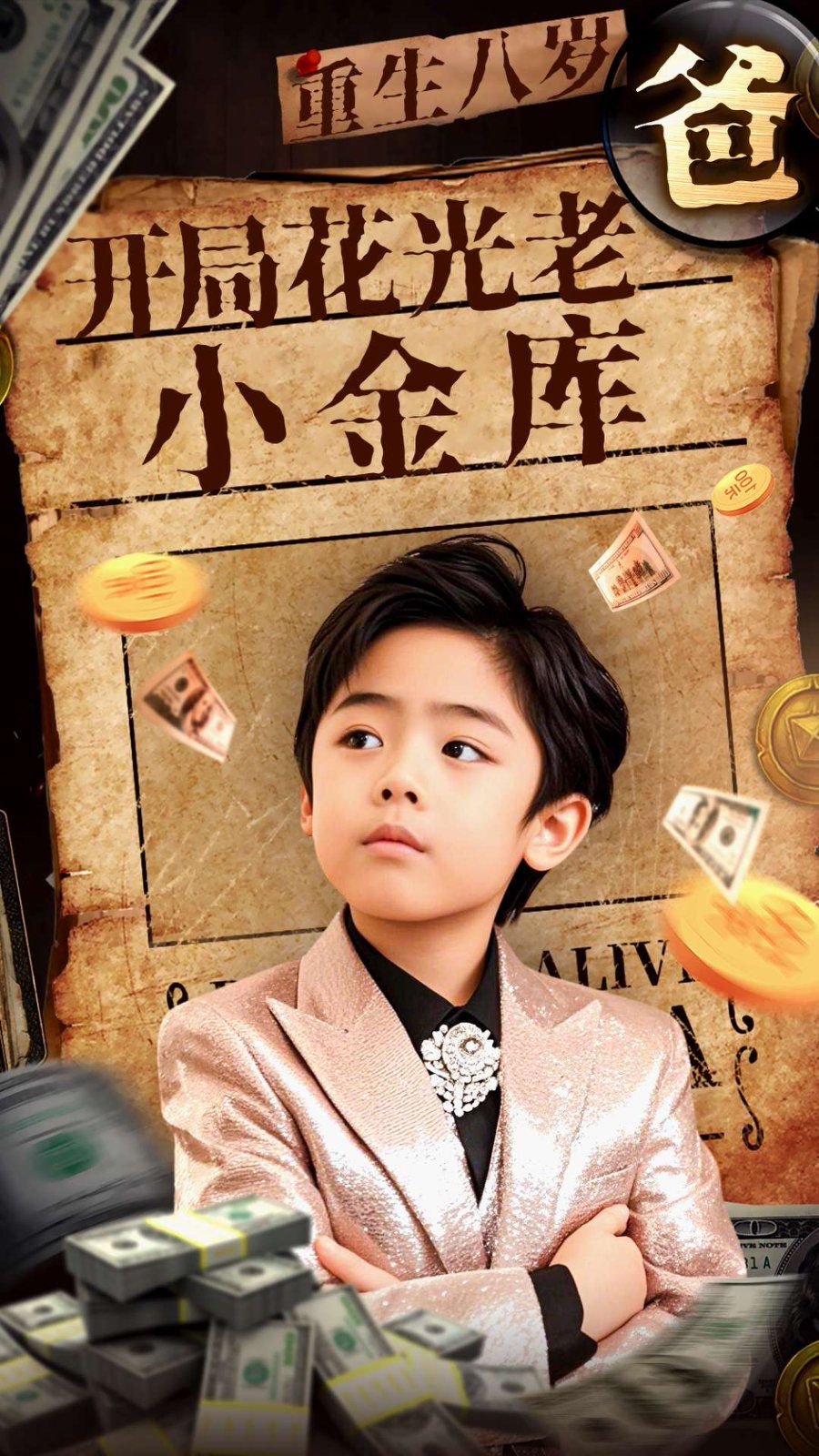 重生八歲，開局花光老爸小金庫(全集)